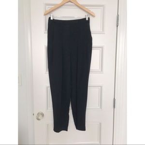 3.1 Phillip Lim pleat front silk pants black 2